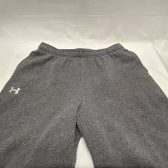 Under Armour Cold Gear Sweat Pants Youth XL Grey Loose Fit Athletic Sports Wear - Picture 12 of 12